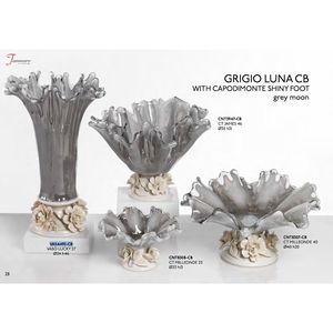 Tammaro Home vase en verre italien de haute qualité avec porte-fleur de pied brillant Capodimonte décoration de la maison chanceuse - Product Image 5