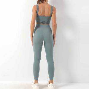 Vêtements de sport recyclés de haute qualité 2026 pour femmes, ensemble de sport pour femmes, ensembles de vêtements de sport pour femmes, ensemble de yoga pour femmes - Product Image 6