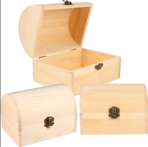 Old-World mộc mạc thân cây bằng gỗ với nắp tròn | thủ công rắn gỗ lưu trữ ngực Nhà cung cấp - Product Image 6