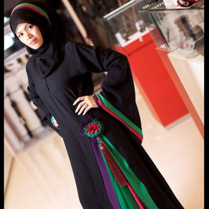 Indonesian Fashion Style Abaya With <b>Head</b> <b>Scarf</b> Best for Wedding Wear - Product Image 1