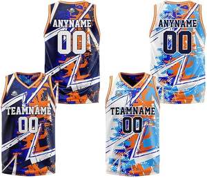 Personalizado Reversible Baloncesto Jersey Pantalones Cortos Uniformes Poliéster Uniformes Impreso Logo Alta Calidad Uniforme Ropa Deportiva industria - Product Image 4