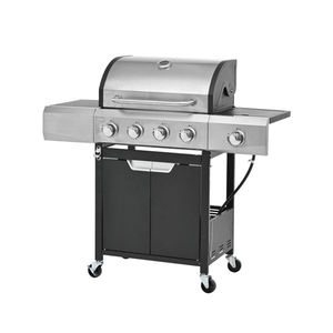 "4-Burner Stainless Steel Gas Grill with Side Burner for Luxurious Outdoor BBQ <b>Camping</b> Brand new - Product Image 2