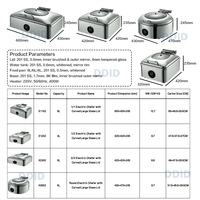 Ensemble de réchauds de buffet de luxe en acier inoxydable 1/1, 1/2, 2/3 – Équipement de cuisine professionnel haut de gamme pour hôtels et restaurants – Chauffe-plats