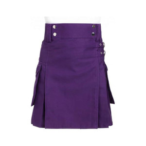 Accessoires de logo personnalisé de conception écossaise traditionnelle Kilt utilitaire en coton de haute qualité pour hommes professionnels - Product Image 6