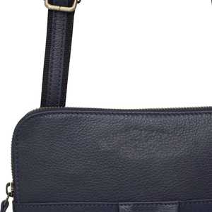 Bolso bandolera de cuero genuino de grano de guijarro de napa de la mejor calidad, Top con borlas geométricas de estilo bohemio Vintage, proveedor indio - Product Image 4