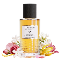 Convivium Paris France 50ml Parfum Liquide Floral Unisexe - Parfum de Luxe Longue Durée avec Extrait Crème Brûlée