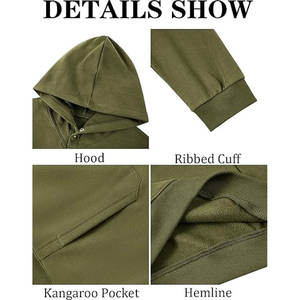 Tous les vêtements Iteam disponibles pour la conception de logo d'impression et de broderie personnalisées à bas prix Hip Hop sweats à capuche de marque privée - Product Image 3