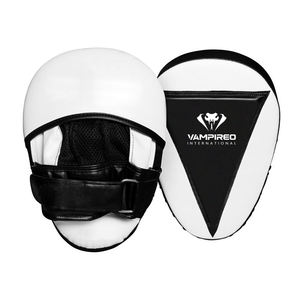 Almohadilla de enfoque de boxeo de cuero de alto rendimiento y grano superior VAMPIREO INTL acolchado multicapa para MMA Panel de entrenamiento de lucha de enfoque - Product Image 1