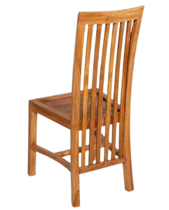 Silla de Comedor Xiora Minimalista de Madera Maciza con Asiento Tapizado, Ecológica y Duradera, Muebles de Comedor Marrones - Product Image 4