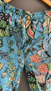 Bloc imprimé pur coton Pj ensemble pour femmes doux costume de nuit pour dames indien coton vêtements de nuit coton vêtements de nuit costume vêtements de nuit - Product Image 2