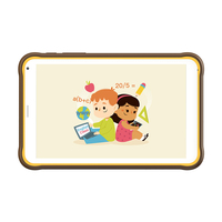 Lindo cartón 8 pulgadas 800*1280 tableta educativa para niños Wifi Bt 2G 3G 4G Octa Core Android Tablet con funda protectora