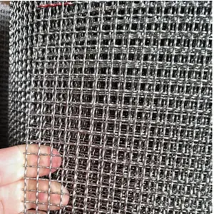 304 Stainless Steel Filter Mesh Industrial Fence Protective Mesh Woven Stainless Steel Wire Mesh