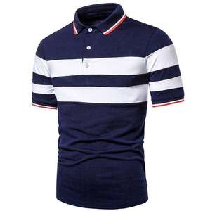 Polo de Alta Calidad para Hombre, Ligero, Transpirable, Corte Holgado, Talla Grande, Logotipo Sólido, Informal, Venta Caliente, Diseño Personalizado, Servicio OEM - Product Image 5