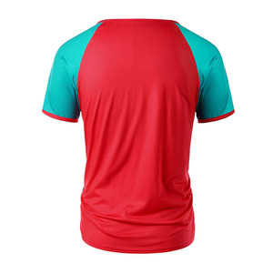 เสื้อยืดผู้ชายคุณภาพสูง ผ้าฝ้ายปักโลโก้ตามสั่ง เสื้อลำลองแบรนด์ดัง เสื้อกีฬา เสื้อท็อปส์สำหรับผู้ชาย - Product Image 3