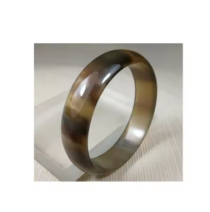 Brazalete de cuerno de búfalo para mujeres y niñas, joyería de moda en forma de artesanía de media luna - Product Image 2