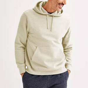 Sudadera con capucha de lana Ultra suave Color gris claro Tamaño Color sólido Fleece Hombres Mujeres Manga larga Suelta Casual Jerseys Sudadera con capucha - Product Image 2