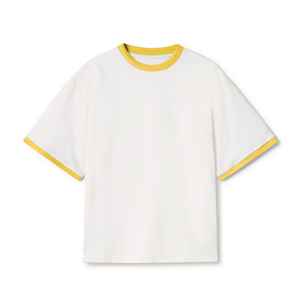 T-shirts unisexes 100% coton avec logo personnalisé, t-shirt vierge de haute qualité teint pour hommes, motif uni, tissu tissé - Product Image 1