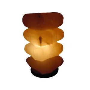 最佳质量天然喜马拉雅盐灯可调调光器散装包装喜马拉雅盐灯家用定制原木