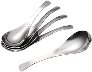 ช้อนซุปสแตนเลส,ช้อนซุปสแตนเลสอุปกรณ์ครัวช้อนซุปโรงแรมตักโลโก้ที่กำหนดเอง - Product Image 3