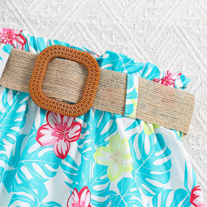 Conjuntos de ropa para niñas pequeñas Ropa de verano para niñas Traje Patrón Camisa Falda Ropa para niños - Product Image 5