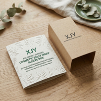 Caja de Embalaje de Papel Reciclado con Diseño en Relieve Ecológico XJY para Cosméticos, Ideal para Marcas de Belleza