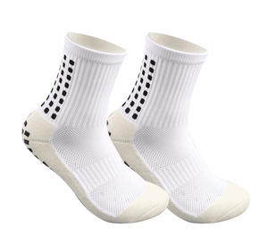 Chaussettes antidérapantes de football à poignée personnalisée de haute qualité Chaussettes de sport antidérapantes en caoutchouc de silicone et de coton pour hommes - Product Image 6