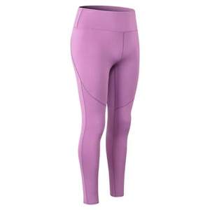 Leggings de yoga de compression taille haute avec logo personnalisé pour femmes pantalons de sport en polaire d'hiver pour la gym et le fitness collants de course extensibles - Product Image 5