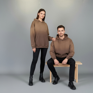 80% coton 20% polyester qualité supérieure confortable poids lourd en détresse Vintage lavé solide plaine sweats à capuche sweats - Product Image 4