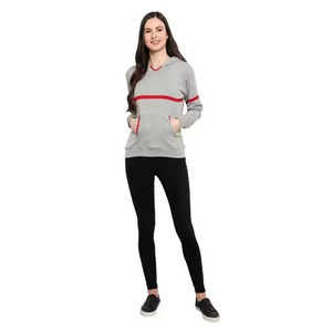 OEM Venta caliente Nueva Mujer Cacual Sudadera con capucha de alta calidad de manga larga Sudadera con capucha personalizada Tela Colores ODM - Product Image 4