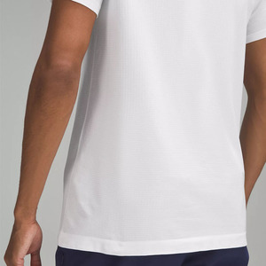 Polo de Golf Blanco de Secado Rápido para Hombre, con Cuello Alto y Bordado Personalizado - Product Image 5