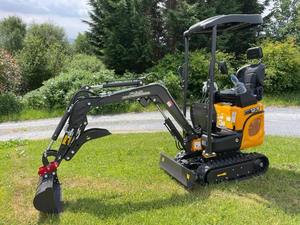 รถขุดขนาดเล็ก Rhino XN12-9 ควบคุมด้วยเซอร์โวจอยสติ๊ก เครื่องยนต์ Laidong ประสิทธิภาพสูง 4 บุ้งกี๋ พร้อมหัวไฮดรอลิกสำหรับเบรกเกอร์ - Product Image 2