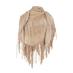 Robe Poncho Bohème Élégante Décontractée à Motif Floral Manches Longues Coupe Classique – Tissu en Dentelle Lavable pour l'Été et le Quotidien, à Porter en Superposition - Product Image 2