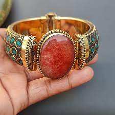 Brazalete con incrustaciones de hueso hecho a medida, pulsera con incrustaciones de hueso hecha a mano, pulsera con incrustaciones de hueso intrincadas en línea, talla - Product Image 4