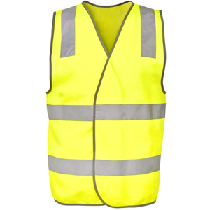 Gilet de sécurité réfléchissant jaune haute visibilité personnalisable de haute qualité léger et respirant avec logo Support en gros - Product Image 1