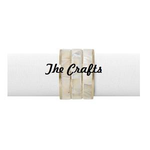 Finest Quality Gold Metal Napkin Ring With <b>Mother</b> Of Pearl Work Bestest Design Restaurant Tableware Napkin Ring - Product Image 6