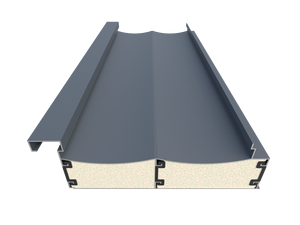 Tôle de toiture en aluminium et polyuréthane à rupture de pont <span class=keywords><strong>thermique</strong></span>, isolation <span class=keywords><strong>thermique</strong></span> et phonique, résistante au feu et à l'eau, écologique, pour villas de luxe modernes - Product Image 4