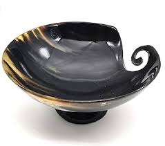 Bol à salade en corne de buffle naturelle polie, de qualité supérieure, sur mesure, jetable, pour la cuisine, la table à manger et les fêtes - Product Image 6