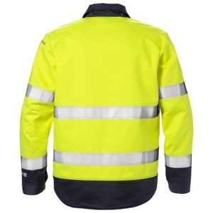 Direct Sale High Quality Cotton FR <b>Welding</b> Jacket Industrial Safety Work Jacket with Fire-Resistance - Product Image 4