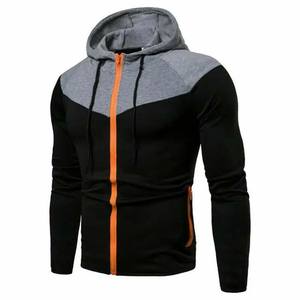 Basics Two Panel Vêtements pour hommes Sweats à capuche pour hommes Sweats 100% coton Matériel à manches longues Zip Up Respirant Sweats à capuche pour hommes - Product Image 1