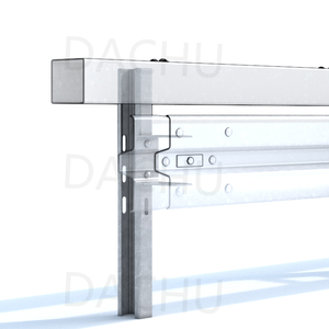 Guardrail prezzi vendite di fabbrica barriera di sicurezza stradale S235JR w trave zincata guardrail autostradale - Product Image 1