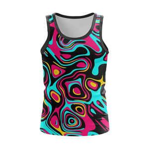 Camiseta sin Mangas Casual para Hombre, Camiseta con Estampado 3D por Sublimación, Camiseta sin Mangas Ajustada de Jersey para Hombre - Product Image 2