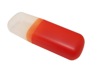 Estuche de gafas de plástico semitransparente transparente portátil ligero Caja de gafas - Product Image 2