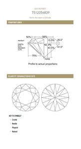 B2B D'VINS JEWELS GIA Certified 1,53 CT Diamante blanco suelto Redondo natural L Color FL FLOW Pureza EX Cut Pulido - Product Image 4