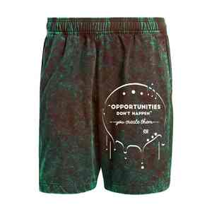 Pantalones Cortos Casuales con Logotipo Personalizado, Lavado Ácido, Estilo Francés, con Cordón, Desgastados, Vintage, para Hombre, 100% Algodón, Secado Rápido - Product Image 1