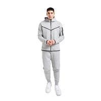 Chándal de Moda de Lujo para Hombre, Nuevo, Ecológico, Tallas Grandes, Estilo Cargo, Estampado Sólido, Colores Personalizados, Logotipo, Cremallera Resistente al Viento