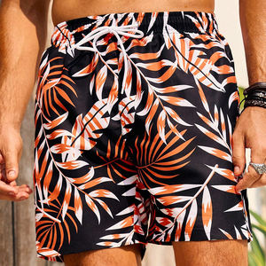 Custom Logo <b>Men's</b> Swim <b>Trunks</b> Quick Dry Printed Beach Shorts <b>Men</b> Beach Board Swimwear Shorts With Pockets - Product Image 5