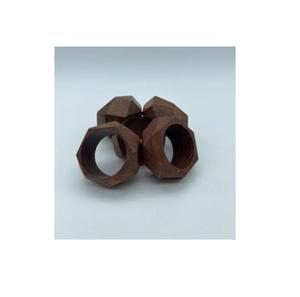 Servilletero de madera de lujo para mesa de Hotel, soporte decorativo hecho a mano, anillo de servilleta moderno, vendedor personalizado - Product Image 1