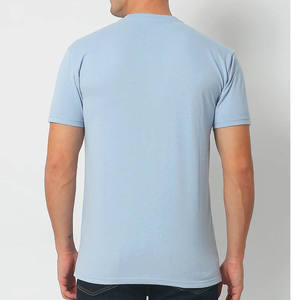 T-shirt basique super doux couleur pêche, personnalisable avec logo, col rond et manches courtes - Product Image 4