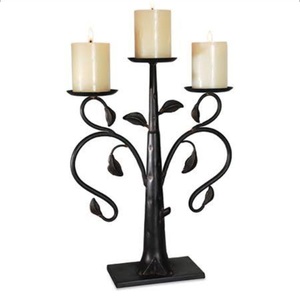 Accesorios decorativos para el hogar con acabado personalizado, soporte de candelabro de Metal, producto de tendencia superior, soporte de portavelas de 5 brazos - Product Image 6