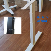 Anti-Collision 125kg Capacité de charge Moderne Convertible Extensible Utilisateur Unique Électrique Cadre de Bureau Debout